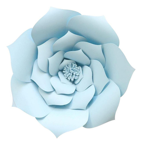 Nuevo Decoraciones De Papel De Papel Azul Claro