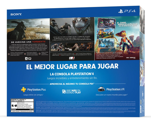 Imagen 6 de 8 de Consola Playstation 4 1tb Ps4 Mega Pack 18 Dualshock 4 Sony
