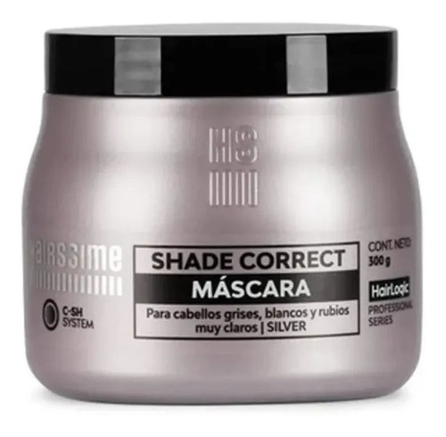 Hairssime Shade Correct Mascara Silver - Reflejos Amarillos 