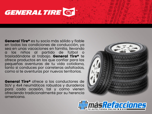 1- Llanta 100t General Tire Grabber Atx 225/70r15