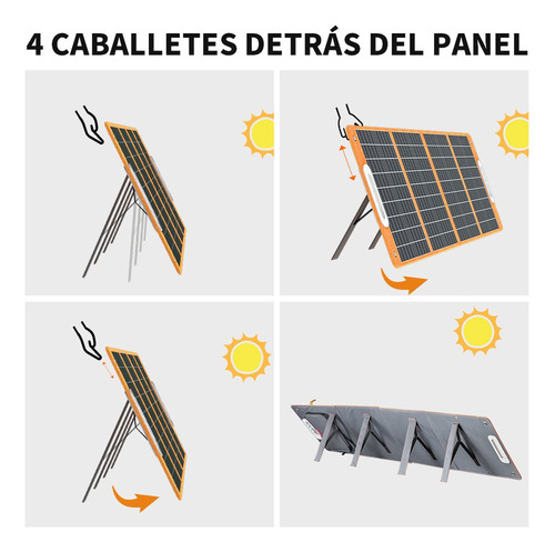 - Paneles Solares Impermeables Plegables Flashfish 100w/18v