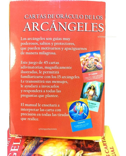 Tarot Oráculo De Los Ángeles - 45 Cartas + Guía