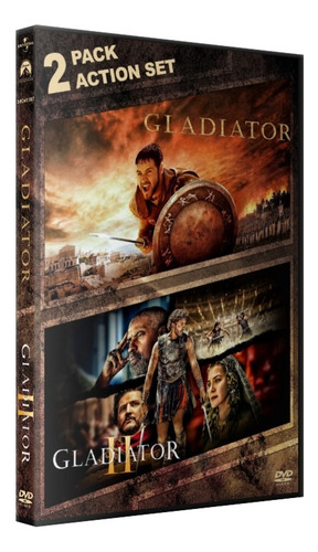 Gladiador 1 Y 2 (2000-2024) Gladiator Saga Completa - Dvd