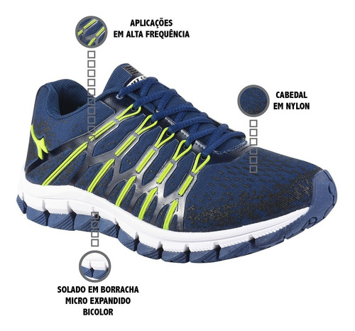 Imagem 1 de 6 de Tênis Masculino Olymp Olimp Space Caminhada Barato Promoção