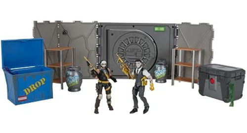 Fortnite The Vault Deluxe Diorama, Incluye 2 Figuras Articul