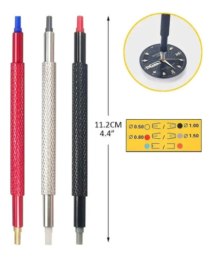 Set 4 Pzs Extractor Y Colocador De Manecillas Reloj Relojero
