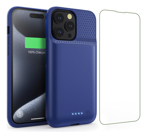 Funda Bateria Para iPhone 15pro Max Carga Delgada Portatil W