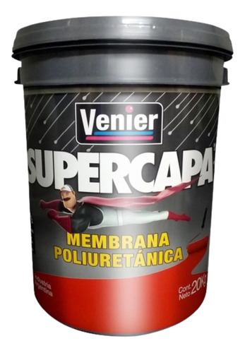 Supercapa Poliuretanica  Membrana Liquida Techos 20 Kg 