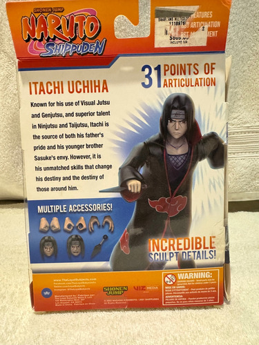 Figuras De Coleccion De Itachi Uchiha Bst Axn (Usado)