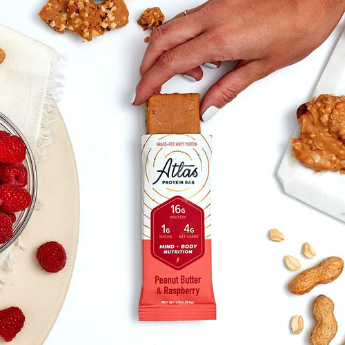 Atlas Mind Body Keto Protein Bar - Barras De Keto De Mantequ