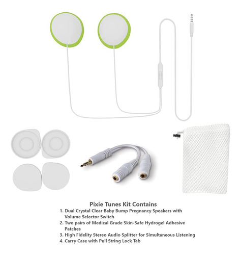 Pixie Tunes Premium - Auriculares De Bebé Premiados, Altavoc