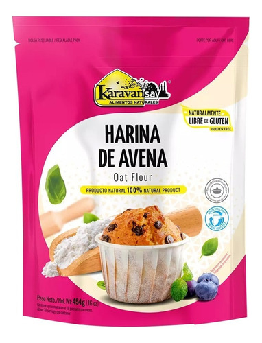 Harina De Avena Karavansay 454g