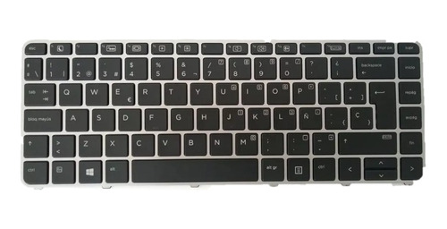 Teclado Hp 1040 G3 Negro Con Marco Plata Sp Iluminado Factur