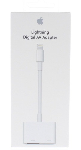 Adaptador Apple Lightning A Hdmi - Para iPhone iPad Original