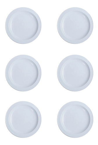 X6 Plato Playo Línea Távola, Verbano - Bazar Colucci