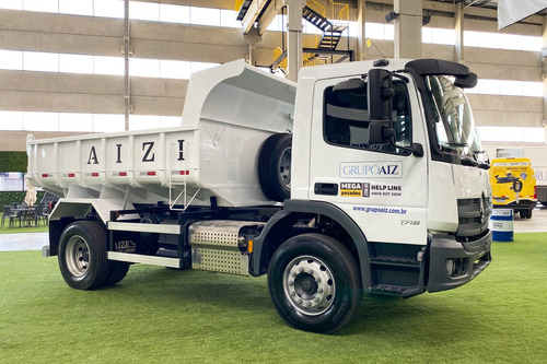 Caminhão Mb Atego 1719 4x2 Caçamba Basculante 6m³ Aizi