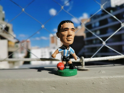 Muñeco Simeone Cabezon Mundial Francia 98 Coca Cola (Usado)