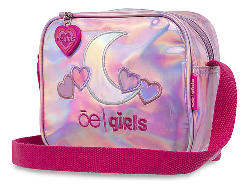 Bolsa Crossbody Cloe Girls Para Niña Con Charm Color Rosa