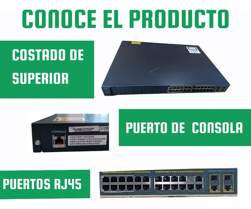 Switch Programable Cisco Ws-c2960-24 Para Videovigilancia (Reacondicionado)