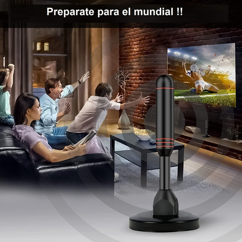 Imagen 3 de 10 de Antenas Digitales Tv Interna Full Hd 5 Metros De Cable