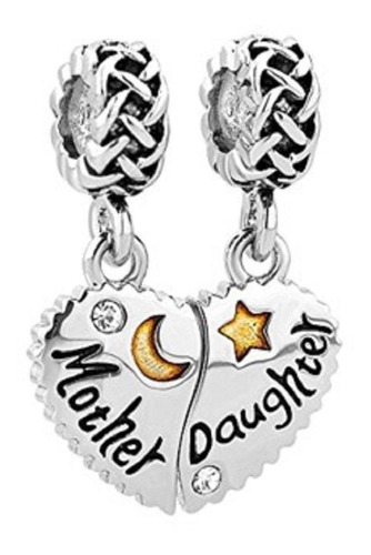 Charm Madre Hija Para Pulsera Brazalete Pandora Mama Dije
