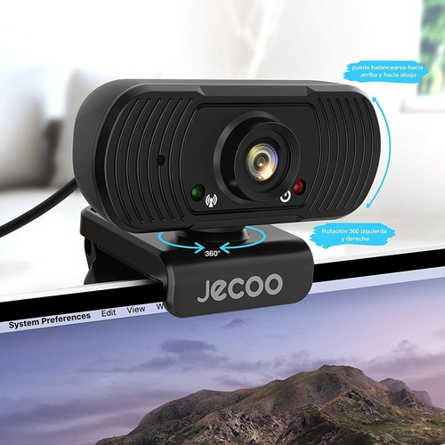 Cámara Web De 1080p Hd Con Micrófono Usb Para Pc O Laptop