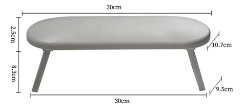 Reposabrazos Para Uñas Reposamanos Reposamanos Para Gris