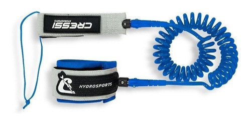 Leash Correa En Espiral Cressi Sup Gris/azul 10' Paddleboard