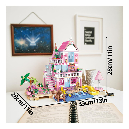 Csnrhg Pink Seaside Beach Villa Friends Building De Amigos 6