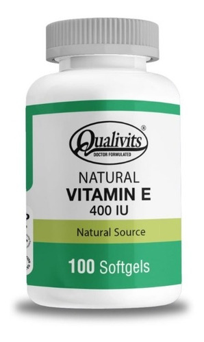 Vitamina E  Qualivits  400 I.u.   100 Capsulas Blandas