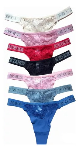 Tanga Sin Costura Para Mujer - Adultos, Brillos