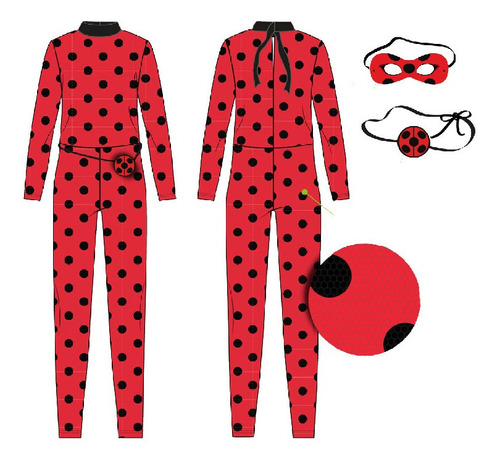 Miraculous Disfraz Ladybug Talle 1 Int 1725-1 Vulcanita