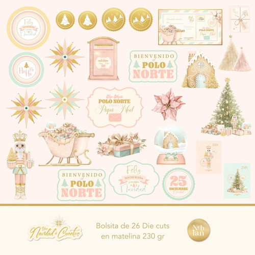 Set De Troquelados - Die Cuts - Una Navidad De Cuentos