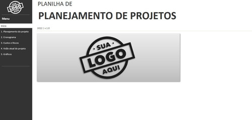 Imagem 2 de 8 de Planilha Projetos Excel: Planejamento, Cronograma E Gráfico