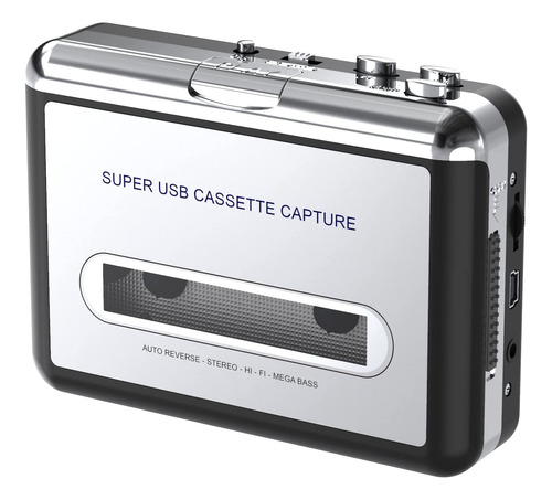 Reproductor De Cassette, Conversor A Mp3, Pila O Usb