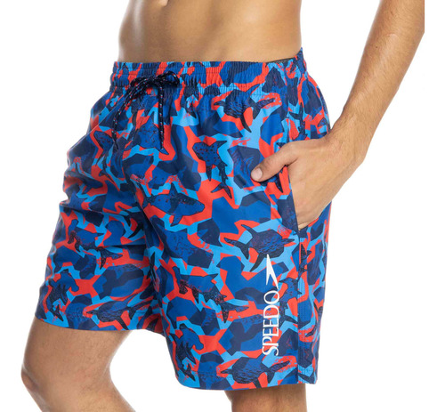 Pantaloneta Camo Shark 18 Pulgadas Multicolor-l Speedo