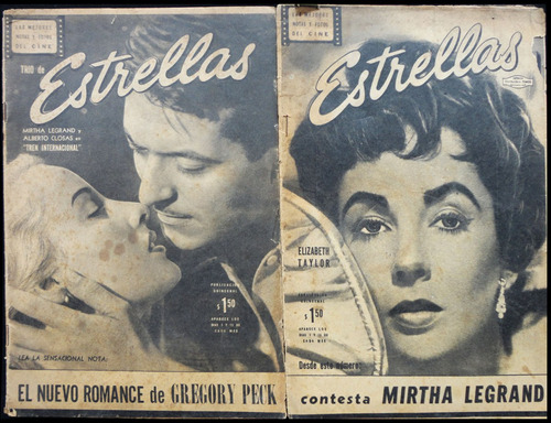 Antiguas Revistas Estrellas. Año 1954 (las 2 Revistas) 39181