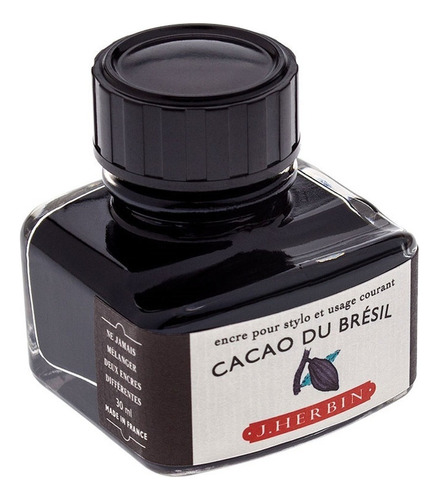 Tinta Para Caneta Tinteiro Herbin 30ml Cacao Du Brésil