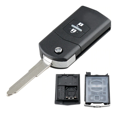 Imagen 6 de 7 de Llave Mazda 3 - 5 - 6 - Bt50 2 Botones Con Logo