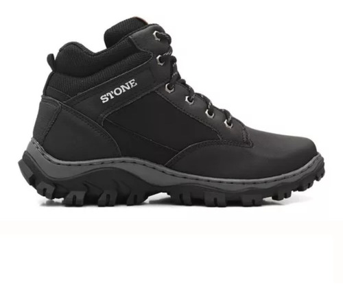 Bota Trekking Stone Alpino Base Goma Hombre Dxt Cod 4106