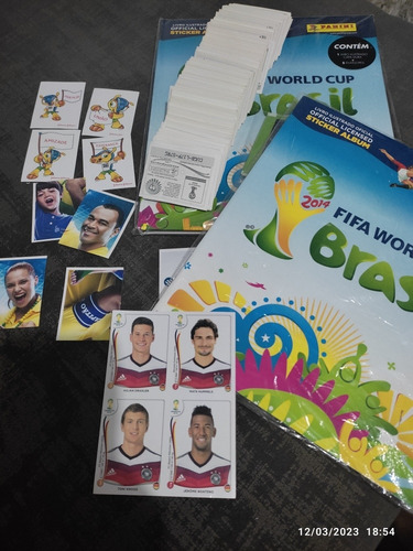 Álbum Figurinhas C/ Dura Copa 2014 Completo P/ Colar +brinde