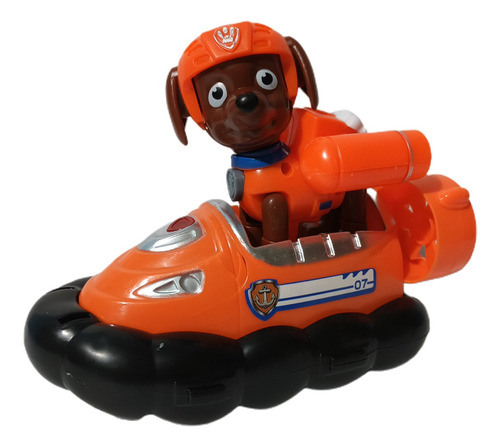 Super Paw Patrol Zuma + Vehículo Juguetería Para Niños