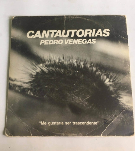 Vinilo Single Cantautorias Pedro Venegas 