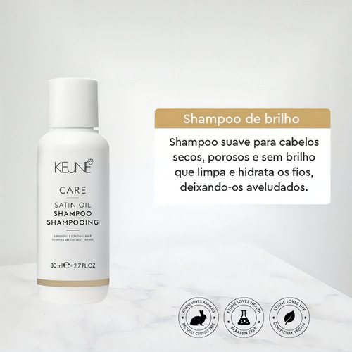 Keune Care Satin Oil - Shampoo 80ml