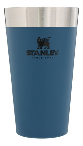 Vaso Termico Stanley 02282 Acero Inoxidable Sin Tapa 473 Ml Color Azul VASO PINTA