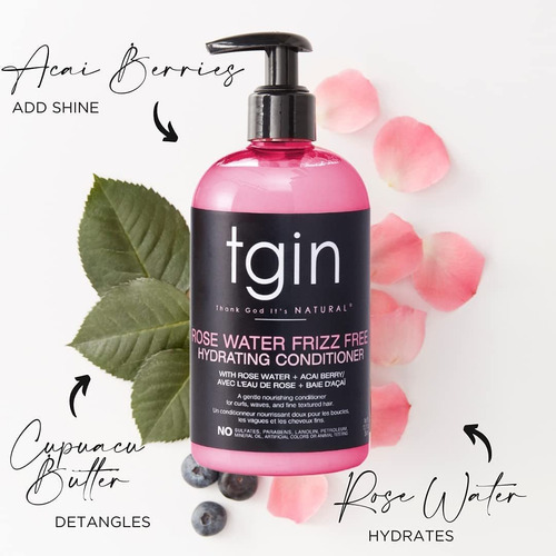 Tgin ChampĂș De Agua De Rosa Acondicionador Duo - Para Cabel