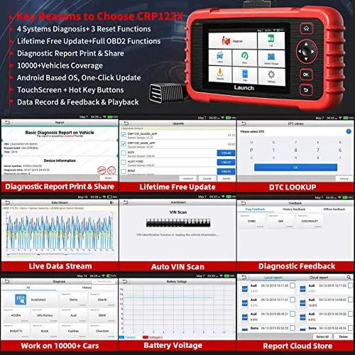 Escáner Obd2 Crp123x Elite, Escáner De Automóviles A...