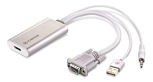 Cadyce Ca-vhdmi Vga A Hdmi Adaptador Con Audio