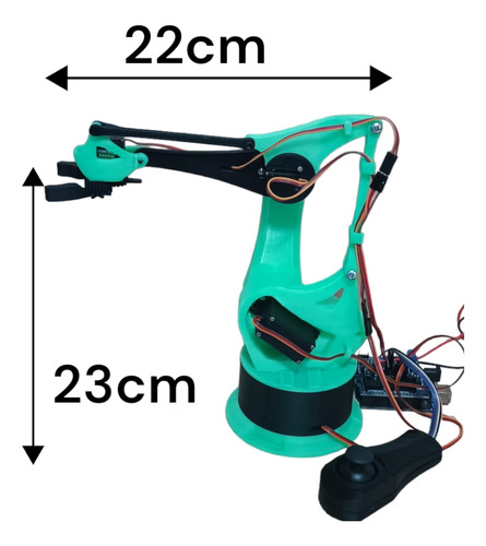 Kit De Brazo Mecánico Robot Compatible Con Arduino