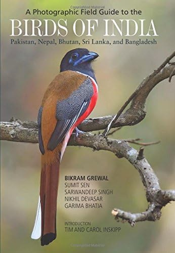 A Photographic Field Guide To The Birds Of India, Pakistan, Nepal, Bhutan, Sri Lanka, And Bangladesh, De Grewal, Bikram. Editorial Princeton University Press, Tapa Blanda En Inglés